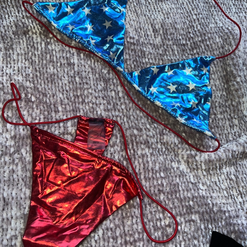 Sel Doval Arlene Studios 4th of July tinikini